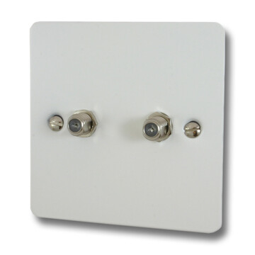 Flat White 2 Gang Satellite Point