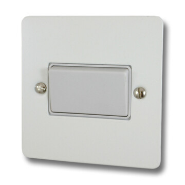 Flat White Fan Isolator Switch (White Switch)