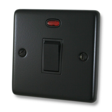 Contour Flat Black DP Switch
