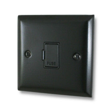 Matt Black Unswitched Fused Spur