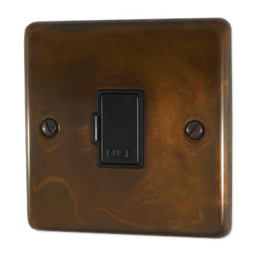 Contour Tarnished Copper Unswitched Fused Spur (Black Insert)