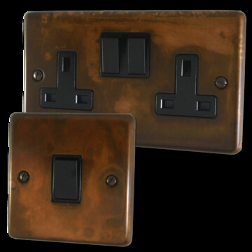Contour Tarnished Copper from G+H Electrical Accessories