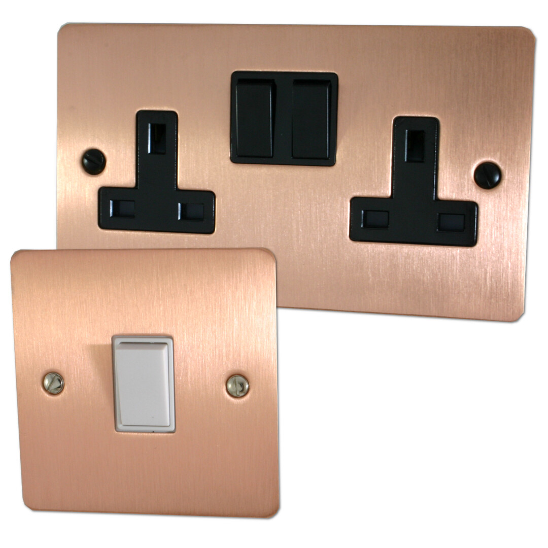 Socket Outlets Rose Rose Gold Sockets and Switches from G&H Electrical Accessories