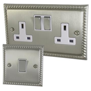 Monarch Brushed Nickel Sockets and Switches