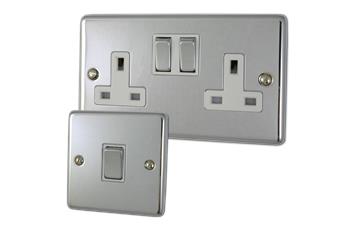 Contour Polished Chrome Sockets and Switches