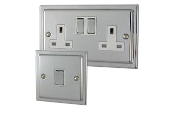 Trimline Polished Chrome Sockets and Switches