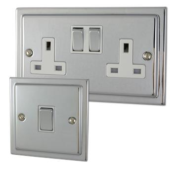 Trimline Polished Chrome Sockets and Switches