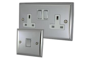Spectrum Polished Chrome Sockets and Switches