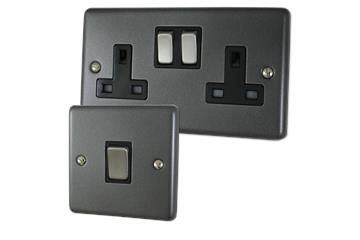 Contour Pewter Sockets and Switches
