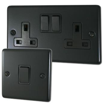Contour Black Sockets and Switches