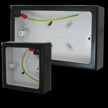 Black Pattress Boxes from G+H Electrical Accessories