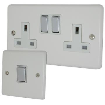 Contour White Sockets and Switches