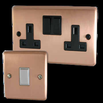 Rose Gold Sockets and Switches