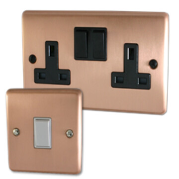 Rose Gold Sockets and Switches