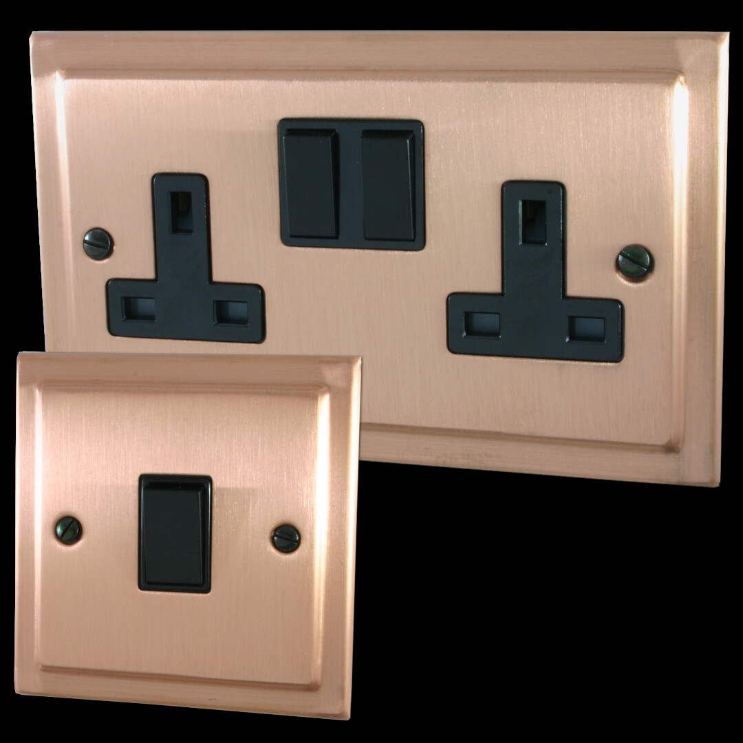 Socket Outlets Rose Rose Gold Sockets and Switches from G&H Electrical Accessories