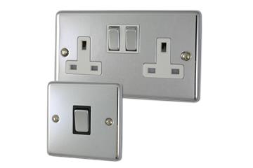 Polished Chrome Sockets and Switches