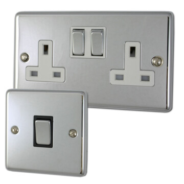 Polished Chrome Sockets and Switches