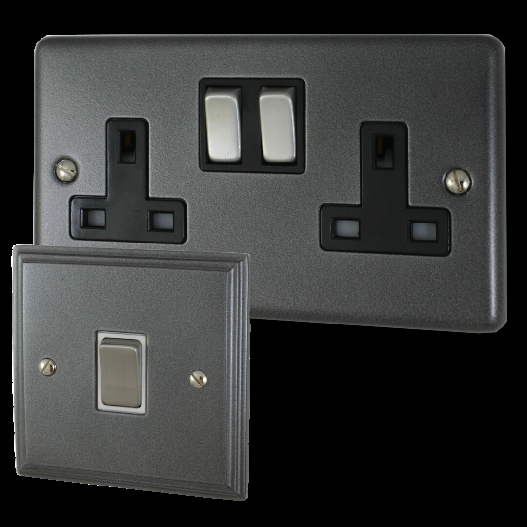 Sockets and Switches finishes available from G&H Electrical Accessories