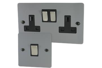 Flat Light Grey Sockets and Switches