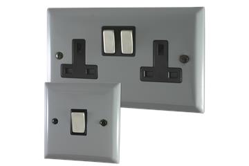 Spectrum Light Grey Sockets and Switches