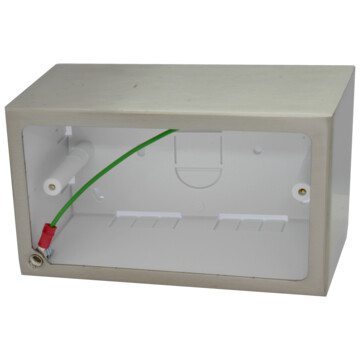 Double Satin Nickel Pattress Box (44mm)