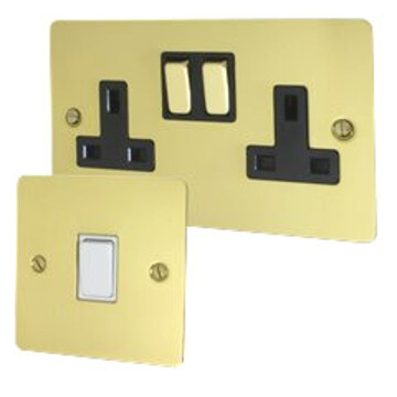 Unlacquered Brass Sockets and Switches