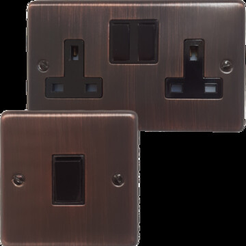 Contour Antique Copper from G+H Electrical Accessories