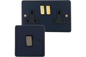 Contour Blue Sockets and Switches-Contour Blue Category