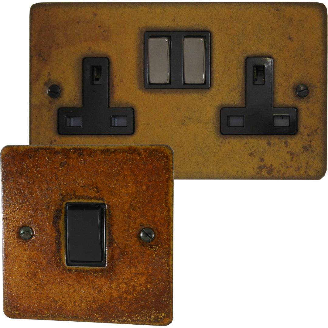 Rustic Sockets and Switches by G&H Electrical Accessories