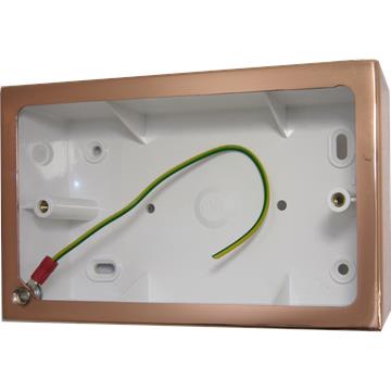 Double Bright Copper Pattress Box (44mm)