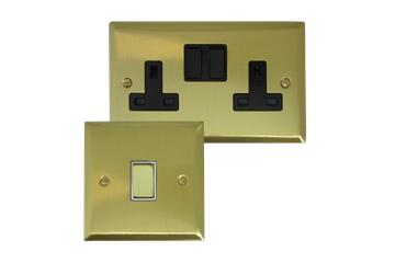Spectrum Satin Brass Sockets and Switches-SSB Category image