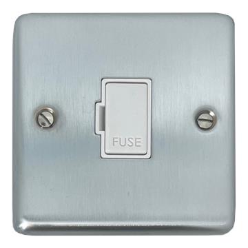 Contour Satin Chrome Unswitched Fused Spur (White Insert)
