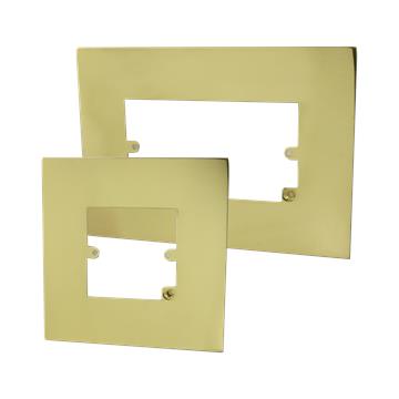 Polished Brass Finger Plate Surrounds