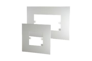 White Surrounds-White Finger Plate Surrounds