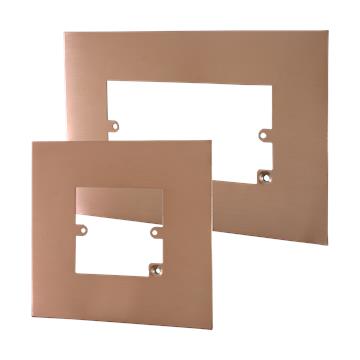 Rose Gold Surrounds from G+H Electrical Accessories