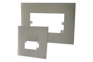 Brushed Steel Finger Surrounds