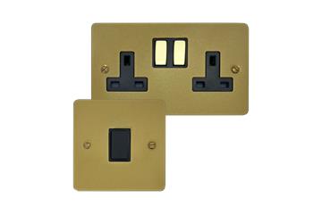 Flat Gold Sockets and Switches-FAU Cat Image