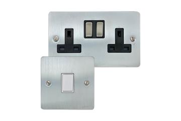 Flat Satin Chrome Sockets and Switches-FSC Cat Image