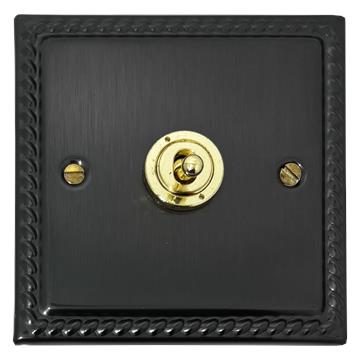 Monarch Black Bronze Toggle Switch (1 Gang)