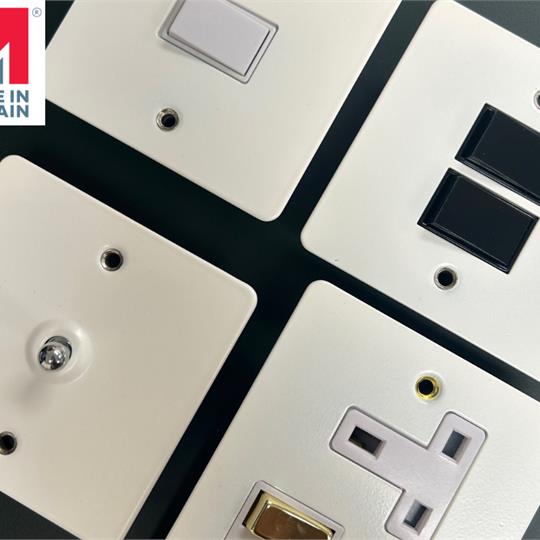 Sockets and Switches finishes available from G&H Electrical Accessories