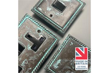 Monarch Verdigris Sockets and Switches