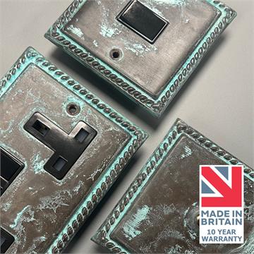 Monarch Verdigris Sockets and Switches