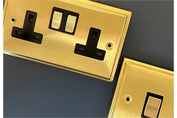 Mixed Brass Sockets and Switches