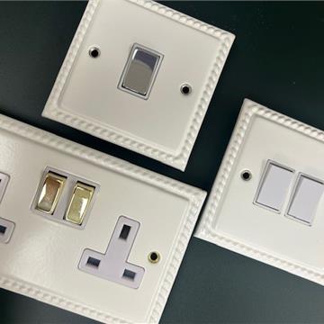 Monarch White Sockets and Switches
