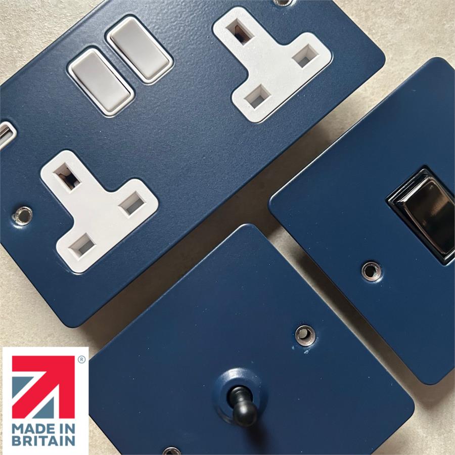 Coloured Sockets and Switches from G&H Electrical Accessories
