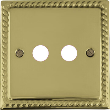 Monarch Brass Toggle Switch (2 Gang)
