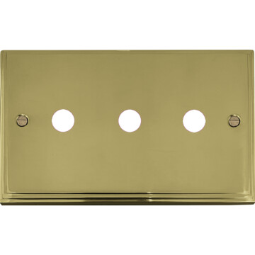 Victorian Brass Toggle Switch (3 Gang)
