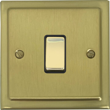 trimline satin brass intermediate switch (brass switch) front fc20825