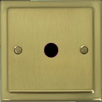 Trimline Satin Brass Toggle (1 Gang)