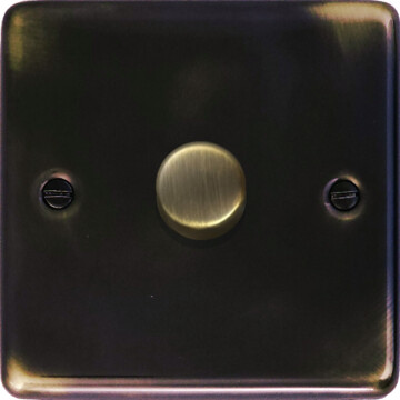 contour aged led dimmer (1 gang) front fc20825